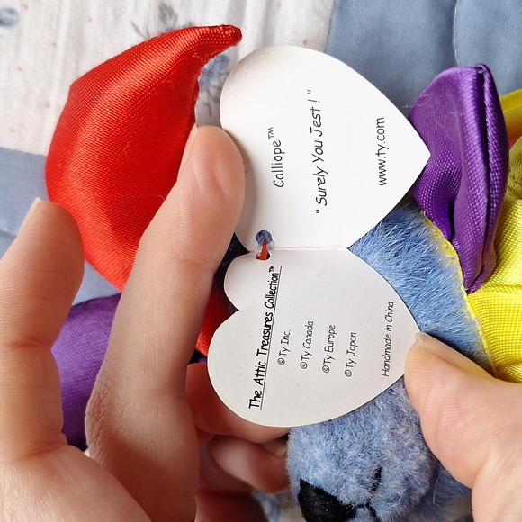 TY CALLIOPE Beanie Babies Bear - Picture 4 of 4